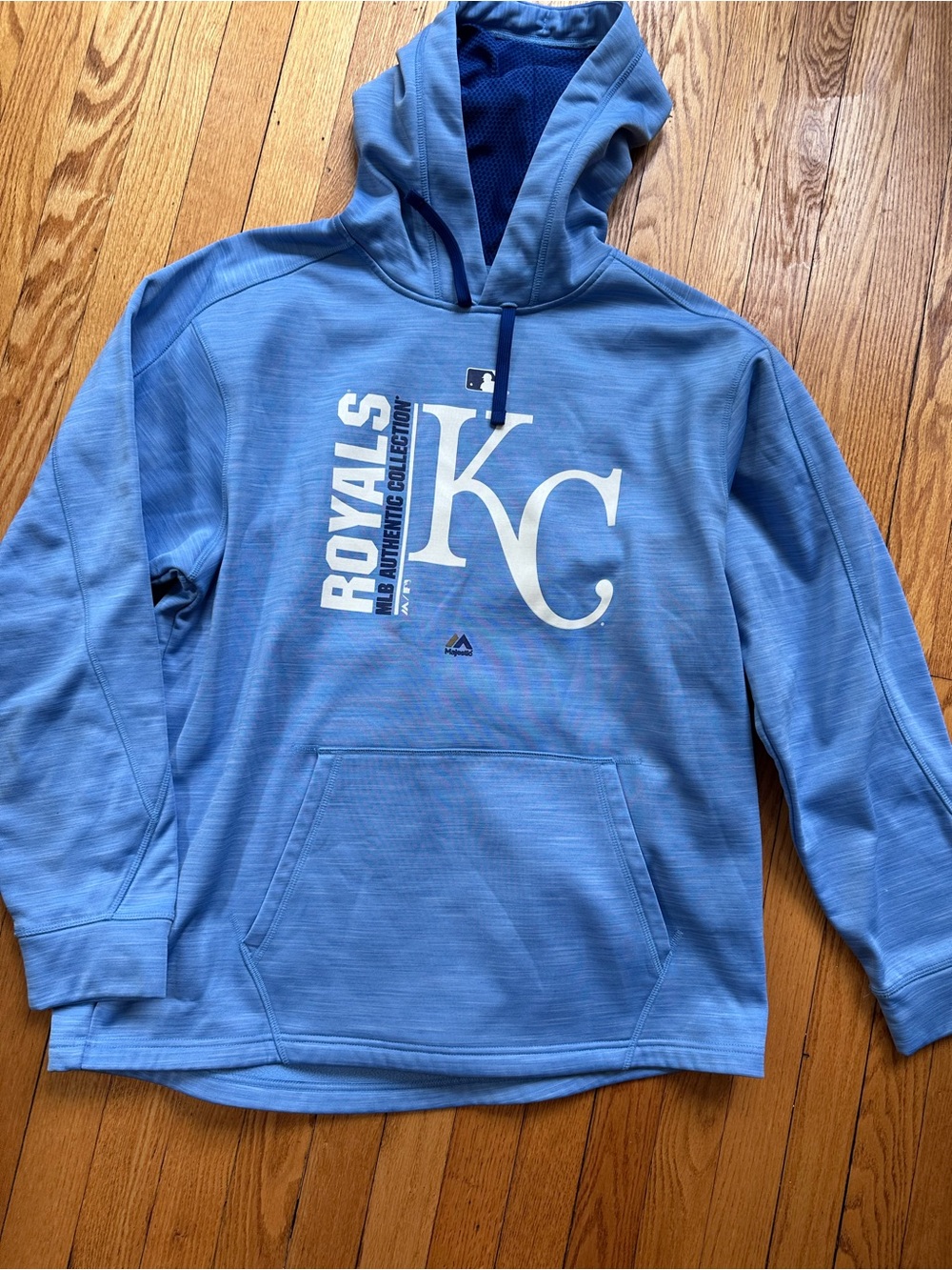 Majestic MLB authentic KC Royals Thermabase Pullover Hoodie